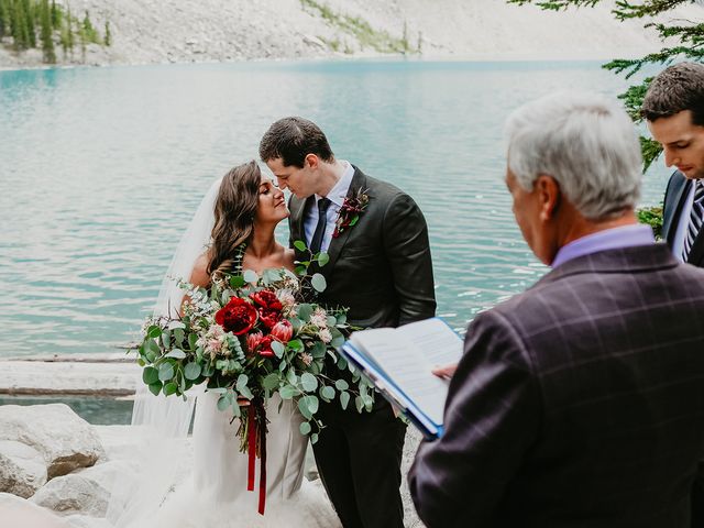 Jordan and Melissa&apos;s wedding in Banff, Alberta 10