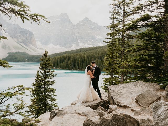 Jordan and Melissa&apos;s wedding in Banff, Alberta 15