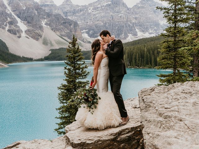Jordan and Melissa&apos;s wedding in Banff, Alberta 16