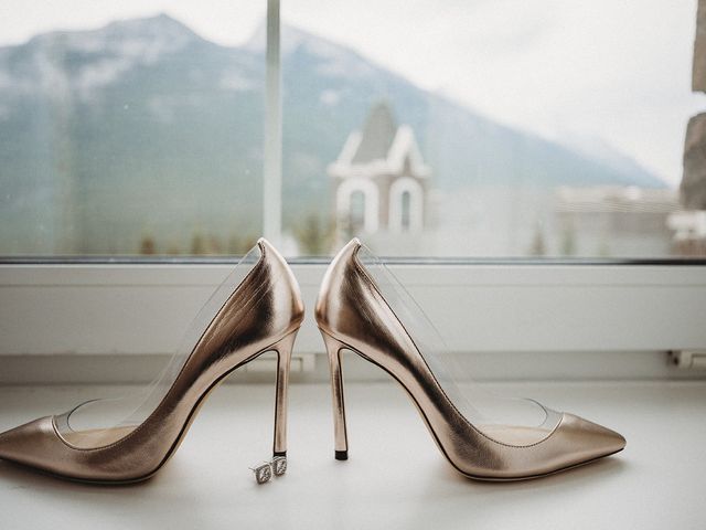 Mark and Corinne&apos;s wedding in Banff, Alberta 1