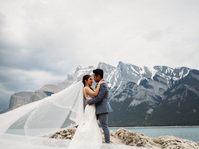 Mark and Corinne&apos;s wedding in Banff, Alberta 7