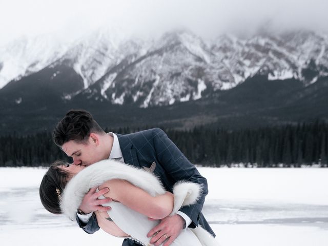 Ethan and Caralei&apos;s wedding in Jasper, Alberta 86