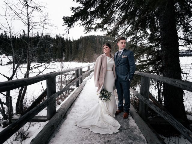 Ethan and Caralei&apos;s wedding in Jasper, Alberta 89