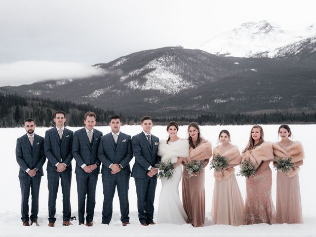 Ethan and Caralei&apos;s wedding in Jasper, Alberta 95