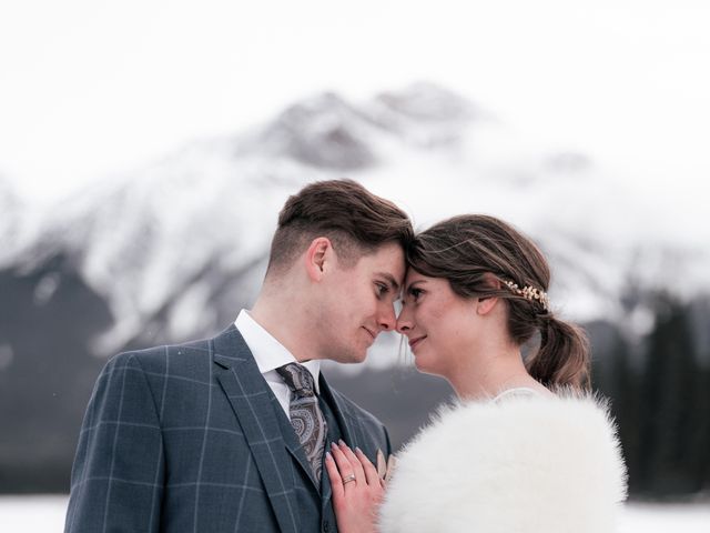 Ethan and Caralei&apos;s wedding in Jasper, Alberta 102