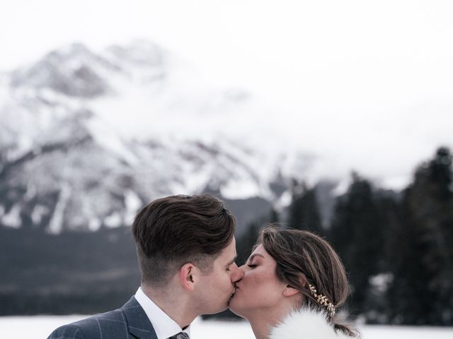 Ethan and Caralei&apos;s wedding in Jasper, Alberta 105