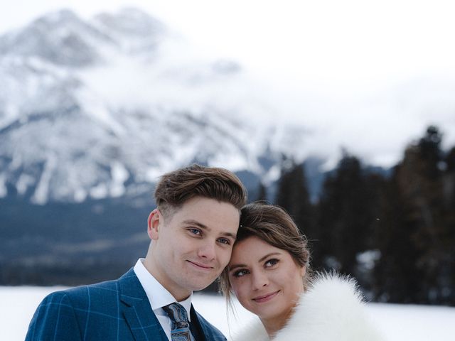 Ethan and Caralei&apos;s wedding in Jasper, Alberta 106