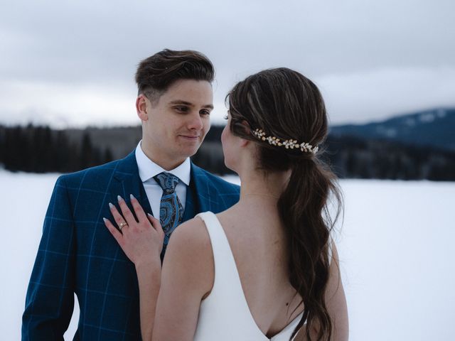 Ethan and Caralei&apos;s wedding in Jasper, Alberta 114