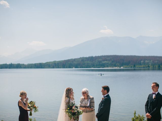 Paul and Krysten&apos;s wedding in Jasper, Alberta 16