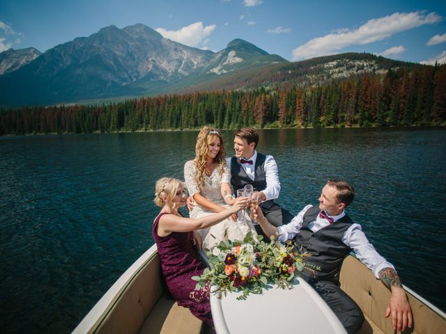 Paul and Krysten&apos;s wedding in Jasper, Alberta 23