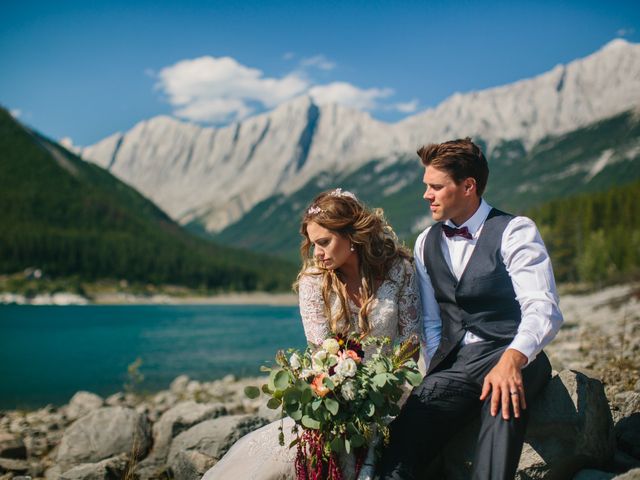 Paul and Krysten&apos;s wedding in Jasper, Alberta 35