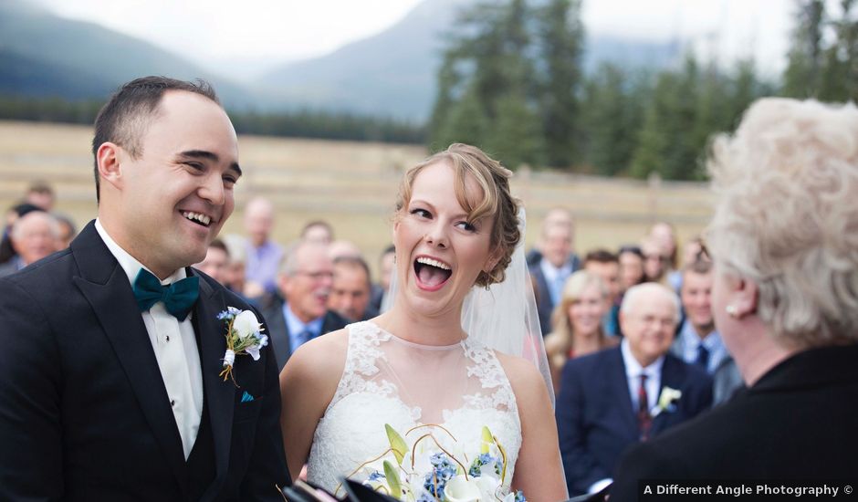 Christopher and Diana's wedding in Jasper, Alberta