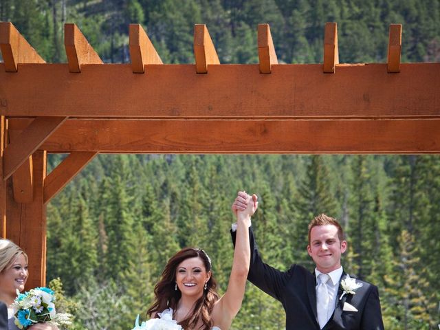Colton and Kim&apos;s wedding in Jasper, Alberta 7