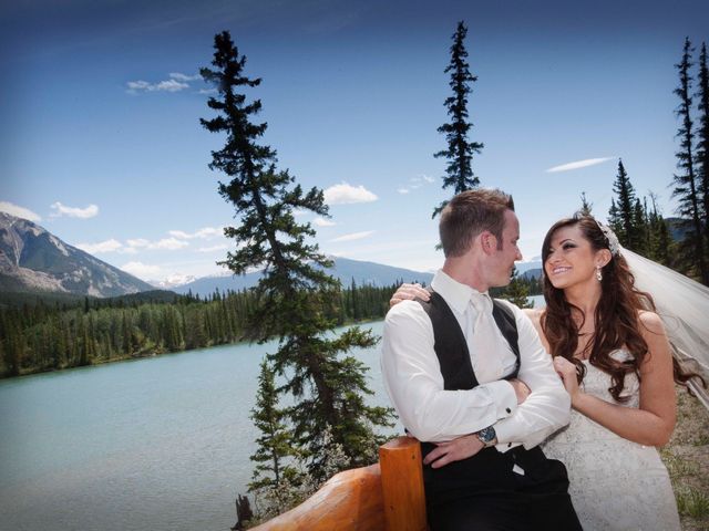 Colton and Kim&apos;s wedding in Jasper, Alberta 8