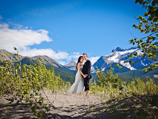 Colton and Kim&apos;s wedding in Jasper, Alberta 1
