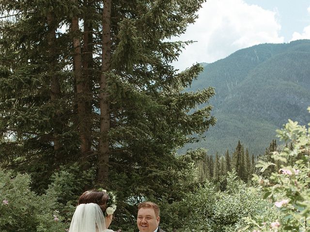 Keifer  and Caitlin &apos;s wedding in Banff, Alberta 7