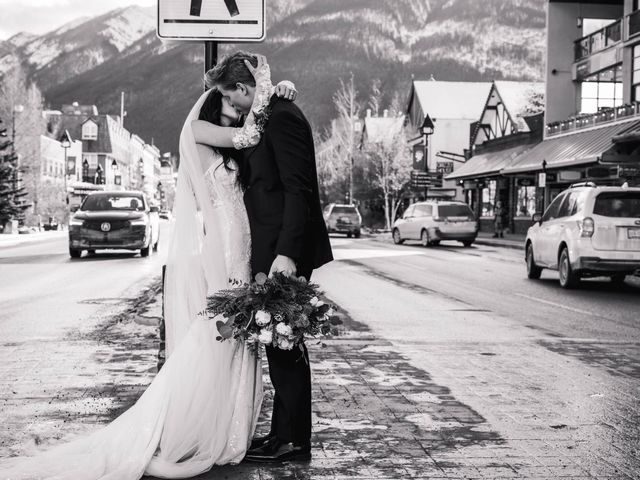 Cam and Zari&apos;s wedding in Banff, Alberta 11