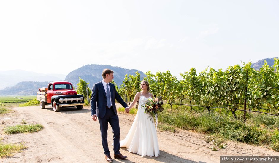 Sam and Claire's wedding in Oliver, British Columbia