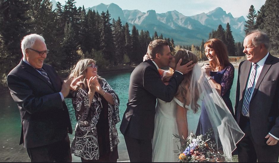 Brent and Laurel's wedding in Canmore, Alberta