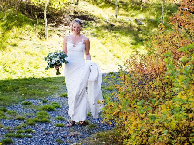 Riley Frame and Kimberly White&apos;s wedding in Canmore, Alberta 22