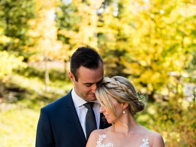 Riley Frame and Kimberly White&apos;s wedding in Canmore, Alberta 26