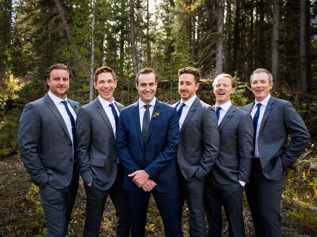 Riley Frame and Kimberly White&apos;s wedding in Canmore, Alberta 35