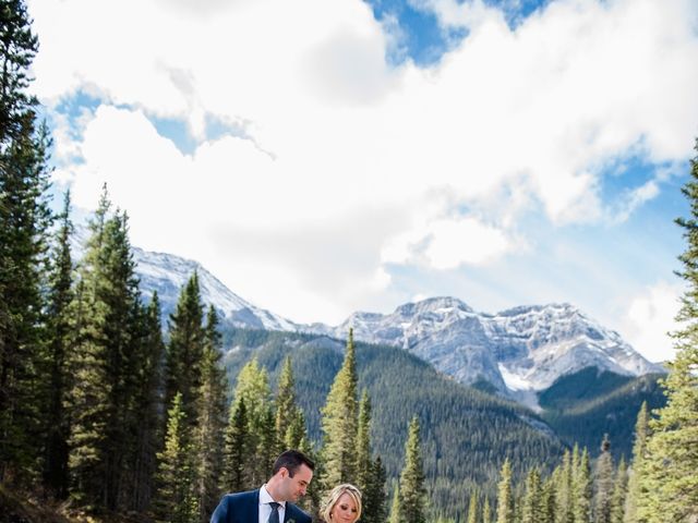 Riley Frame and Kimberly White&apos;s wedding in Canmore, Alberta 42