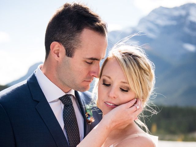 Riley Frame and Kimberly White&apos;s wedding in Canmore, Alberta 2