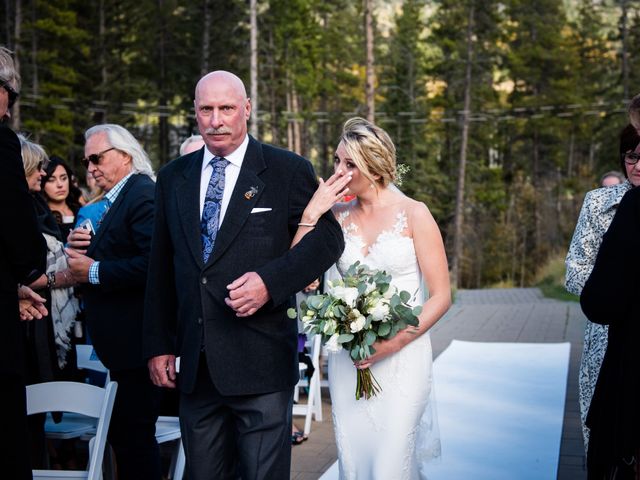 Riley Frame and Kimberly White&apos;s wedding in Canmore, Alberta 50