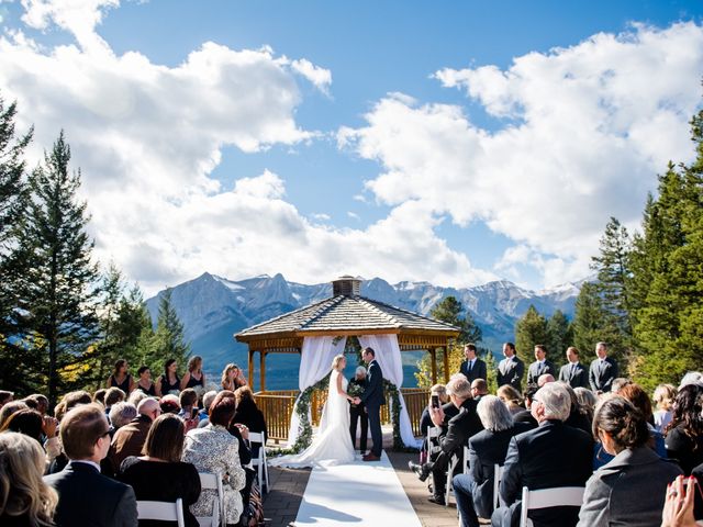 Riley Frame and Kimberly White&apos;s wedding in Canmore, Alberta 52