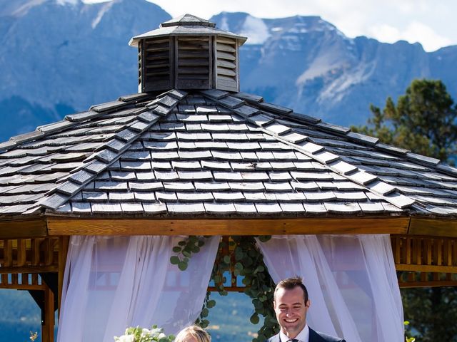 Riley Frame and Kimberly White&apos;s wedding in Canmore, Alberta 56