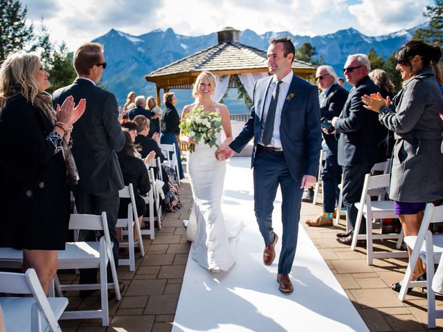 Riley Frame and Kimberly White&apos;s wedding in Canmore, Alberta 57