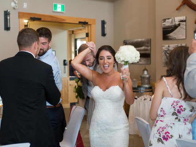 Justin and Abby's wedding in Hunts Point, Nova Scotia 3