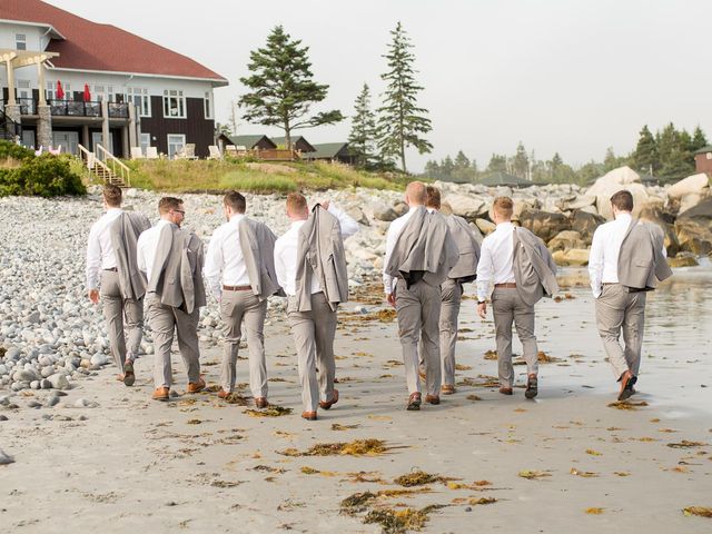 Justin and Abby's wedding in Hunts Point, Nova Scotia 7