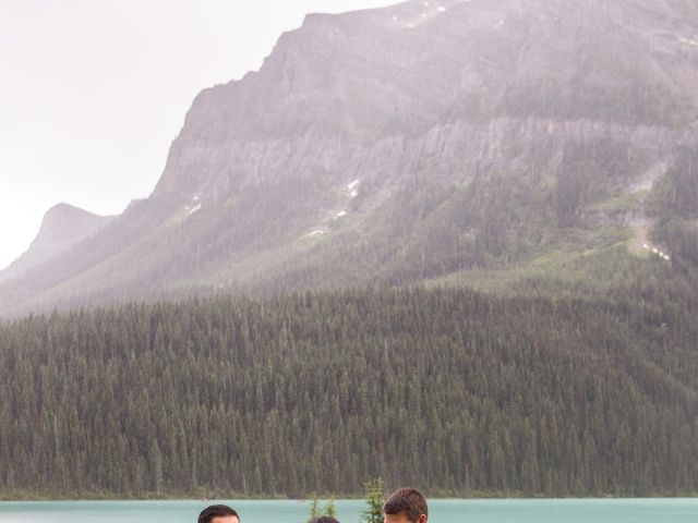 Dai and Judy&apos;s wedding in Lake Louise, Alberta 24