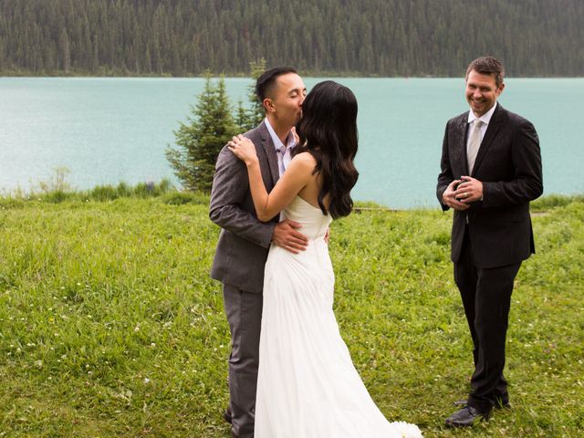 Dai and Judy&apos;s wedding in Lake Louise, Alberta 25
