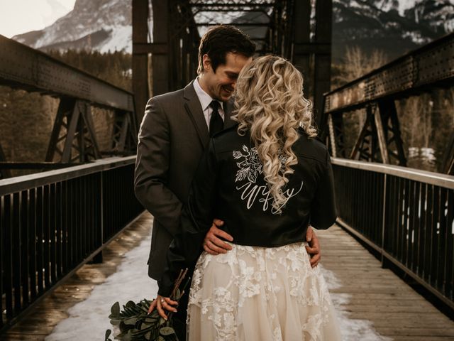 Jordan and Kalene&apos;s wedding in Canmore, Alberta 6