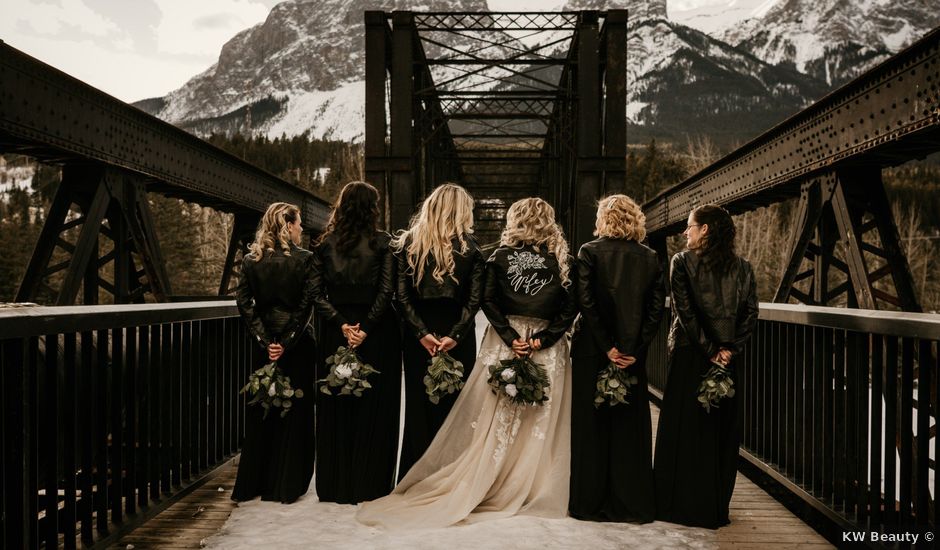 Jordan and Kalene's wedding in Canmore, Alberta