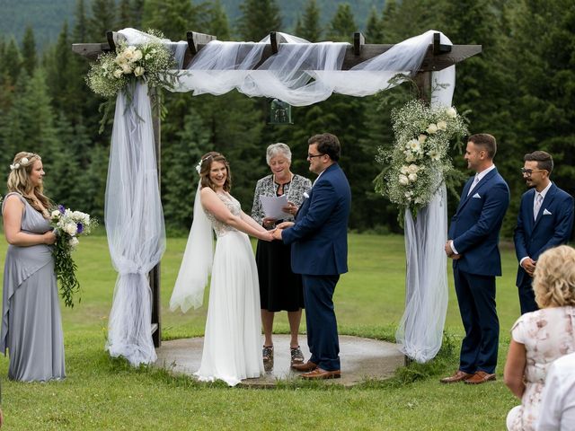 Colton and Carly's wedding in Radium Hot Springs, British Columbia 6