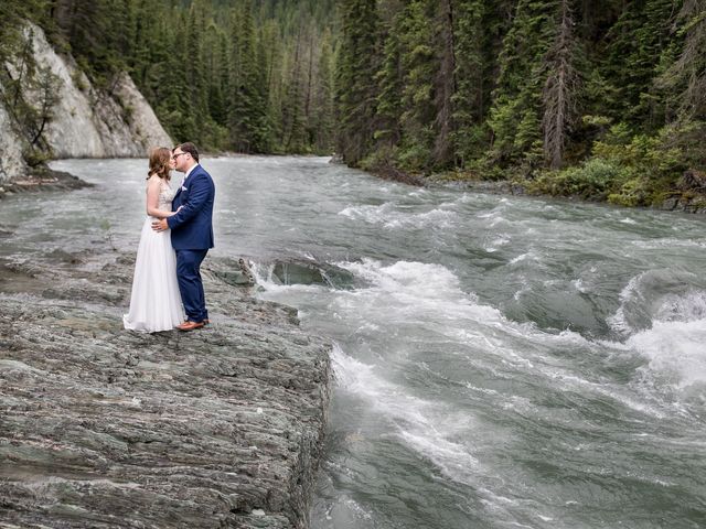 Colton and Carly's wedding in Radium Hot Springs, British Columbia 1