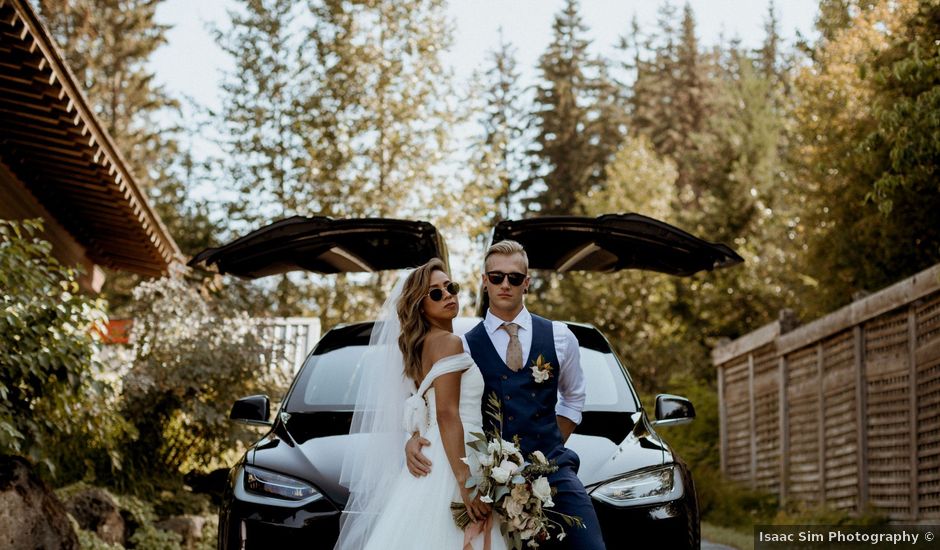 James and Chelsea's wedding in Whistler, British Columbia