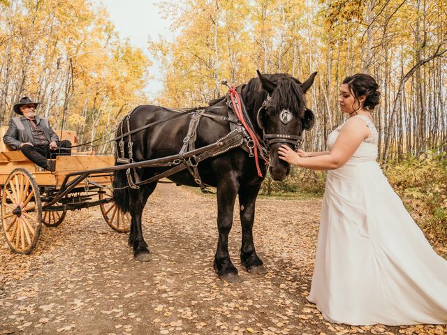 Brett and Muranda&apos;s wedding in Mallaig, Alberta 16