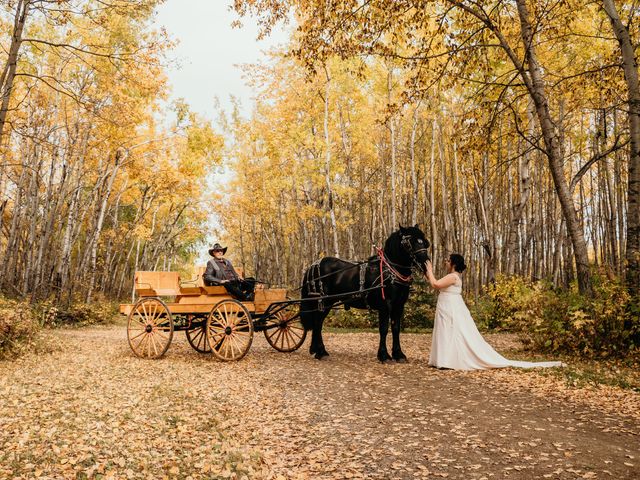 Brett and Muranda&apos;s wedding in Mallaig, Alberta 17