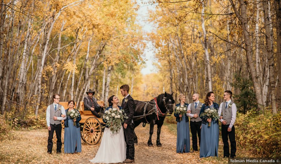 Brett and Muranda's wedding in Mallaig, Alberta