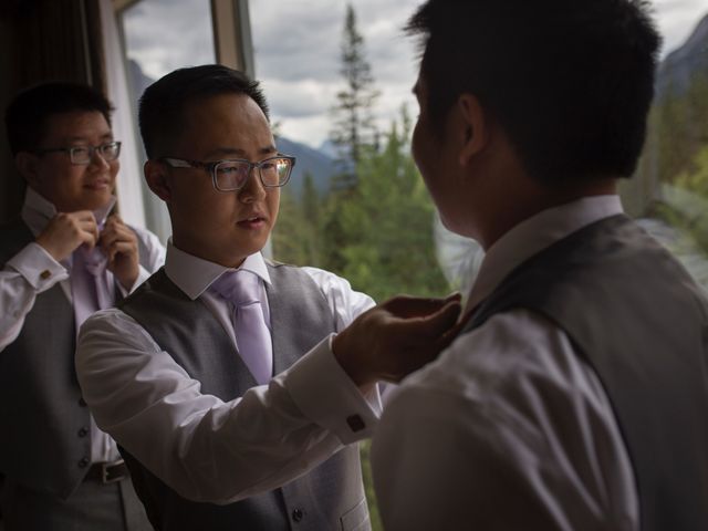 Mike and Angie&apos;s wedding in Banff, Alberta 16