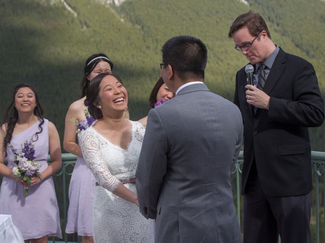 Mike and Angie&apos;s wedding in Banff, Alberta 28