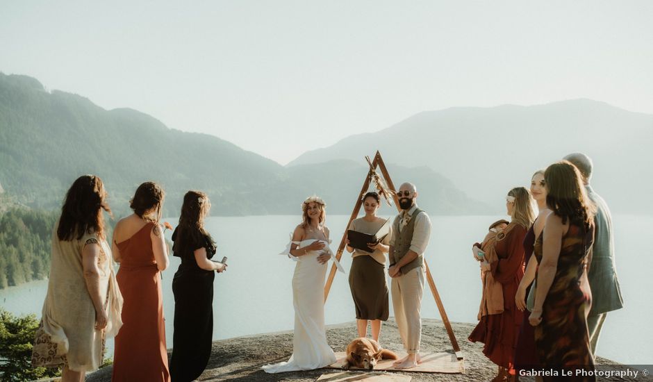 Johny and Taya's wedding in Squamish, British Columbia