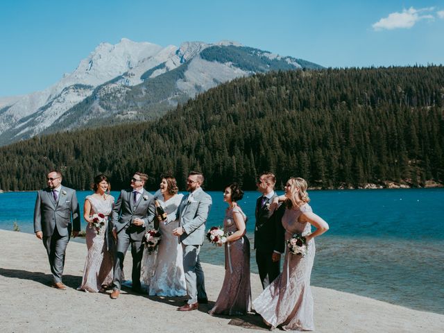 Luke and Julie&apos;s wedding in Banff, Alberta 27