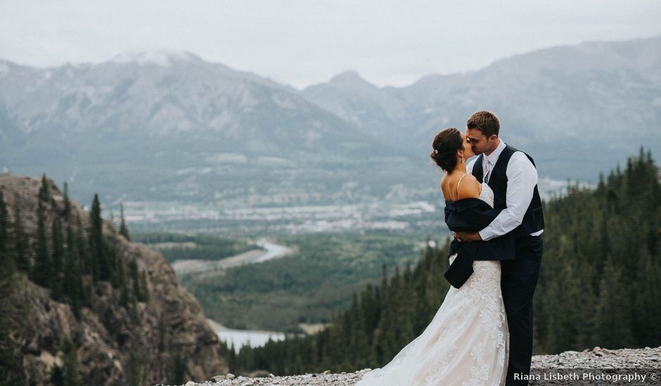 Jeff and Ashton's wedding in Canmore, Alberta