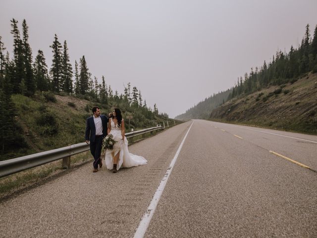 Richard and Ashlee&apos;s wedding in Nordegg, Alberta 19